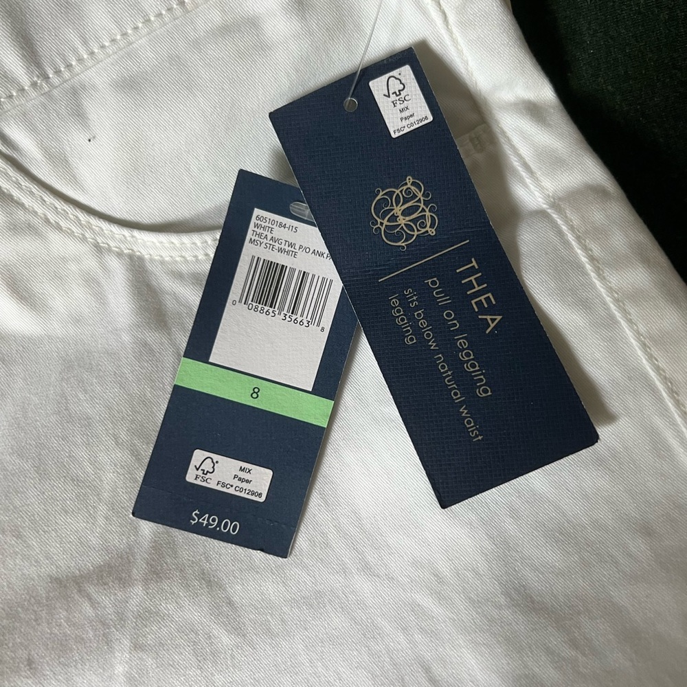 Thea white jeggings